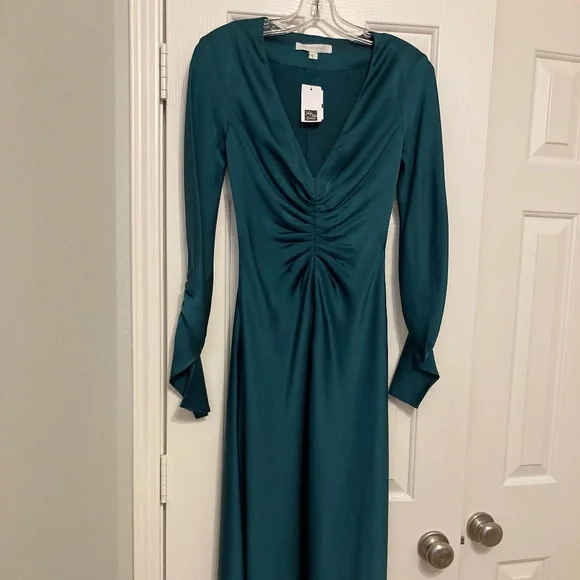 Jonathan Simkhai | Dresses | Nwt Jonathan Simkhai Green Long Dress Size  Designer Luxury Evening | Poshmark